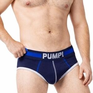 PUMP! Classic Cotton Briefs Blue Size XL (32-34) NWT